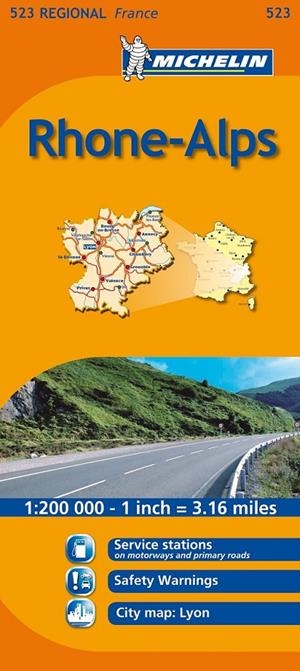MAPA 523 RHONE-ALPS REGIONAL FRANCIA | 9782067135314 | VARIS | Llibreria L'Altell - Llibreria Online de Banyoles | Comprar llibres en català i castellà online - Llibreria de Girona