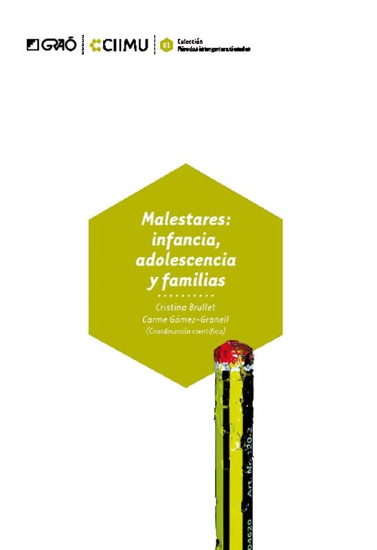 MALESTARES INFANCIA ADOLESCENCIA Y FAMILIA | 9788478276264 | BRULLET, CRISTINA;GÓMEZ-GRANELL,C (COORDI) | Llibreria L'Altell - Llibreria Online de Banyoles | Comprar llibres en català i castellà online - Llibreria de Girona