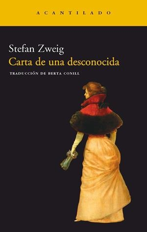 CARTA DE UNA DESCONOCIDA | 9788495359476 | ZWEIG, STEFAN | Llibreria Online de Banyoles | Comprar llibres en català i castellà online
