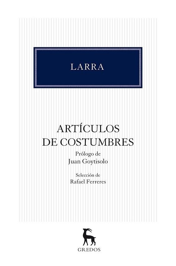 ARTÍCULOS DE COSTUMBRES | 9788424936358 | DE LARRA , MARIANO JOSE | Llibreria Online de Banyoles | Comprar llibres en català i castellà online