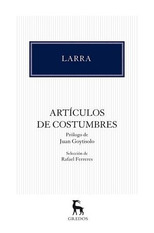 ARTÍCULOS DE COSTUMBRES | 9788424936358 | DE LARRA , MARIANO JOSE | Llibreria L'Altell - Llibreria Online de Banyoles | Comprar llibres en català i castellà online - Llibreria de Girona