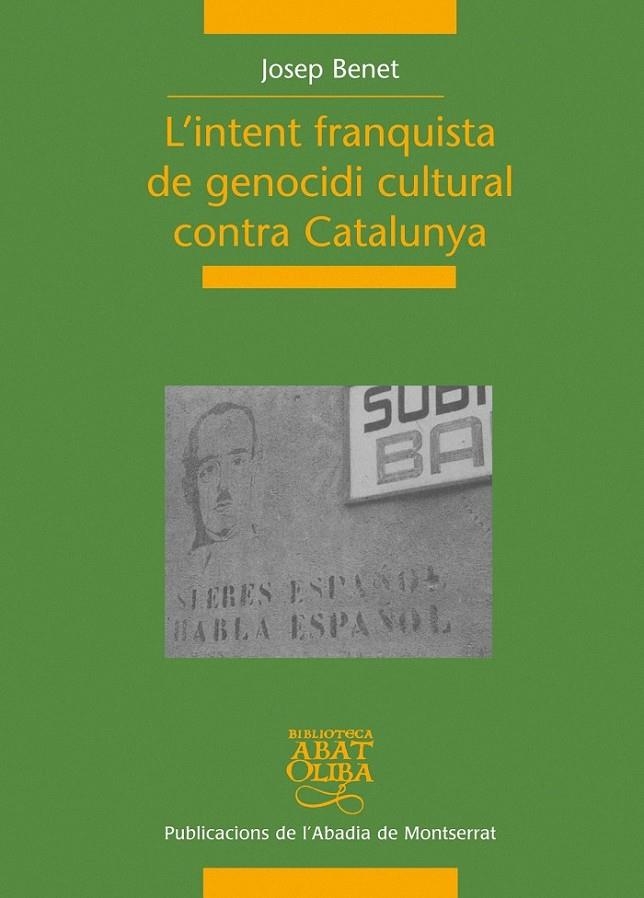 INTENT FRANQUISTA DE GENOCIDI | 9788498831269 | BENET, JOSEP | Llibreria L'Altell - Llibreria Online de Banyoles | Comprar llibres en català i castellà online - Llibreria de Girona