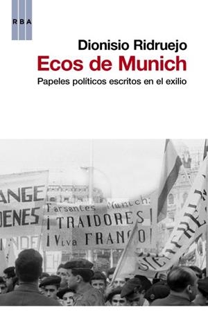 ECOS DE MUNICH | 9788490063293 | RIDRUEJO , DIONISIO | Llibreria L'Altell - Llibreria Online de Banyoles | Comprar llibres en català i castellà online - Llibreria de Girona