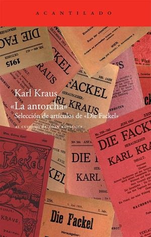 ANTORCHA, LA | 9788492649877 | KRAUS, KARL | Llibreria Online de Banyoles | Comprar llibres en català i castellà online