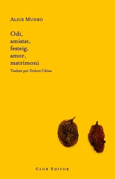 ODI, AMISTAT, FESTEIG, AMOR, MATRIMONI | 9788473291583 | MUNRO, ALICE | Llibreria L'Altell - Llibreria Online de Banyoles | Comprar llibres en català i castellà online - Llibreria de Girona